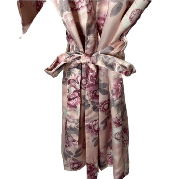 Flora Nikrooz Brenna Matte Satin Wrap Robe - Picture 6 of 8